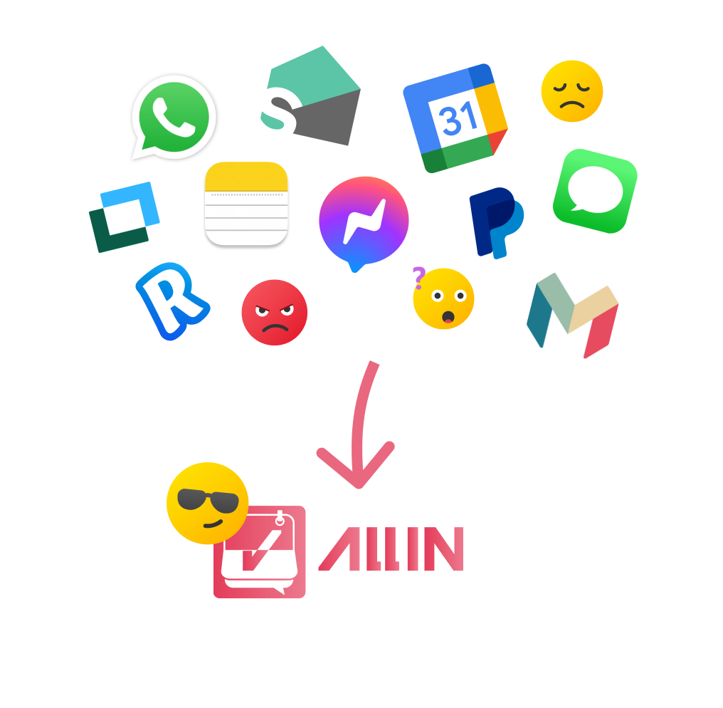 All in replaces several apps graphic